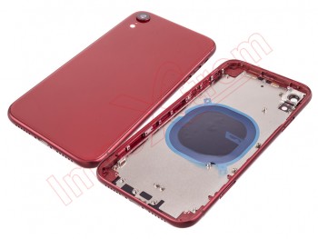 tapa de batería genérica roja para iPhone xr, a1984, a2105, a2106, a2108