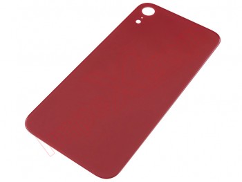 Generic red battery cover without logo with bigger camera hole for iPhone XR, A2105 