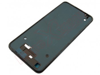 Black front / central housing with frame for Asus Zenfone 6, ZS630KL