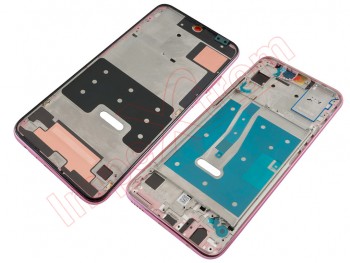 Front housing with pink / red frame for Huawei Honor 10 Lite, HRY-LX1