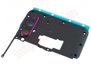 Upper back housing with camera lens and Phantom red trim for Huawei Honor 20 Lite, HRY-LX1T