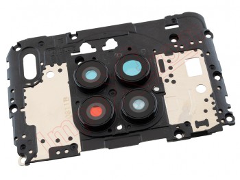 carcasa trasera superior con lentes de cámaras traseras para Huawei honor 50 lite, ntn-l22, ntn-lx1