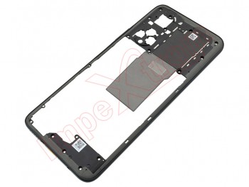 Front / central housing with Steel black frame and NFC antenna for Huawei Honor X7