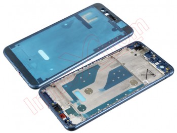 Carcasa frontal azul Huawei P10 Lite