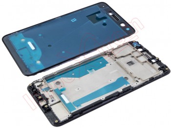 Front housing with black frame and for Huawei Y6 2017