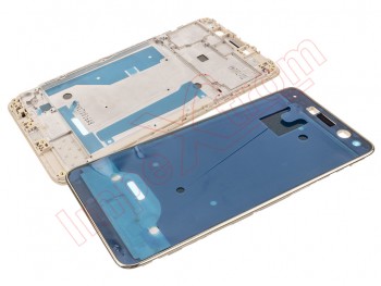 Front housing with golden frame for Huawei Y6 2017