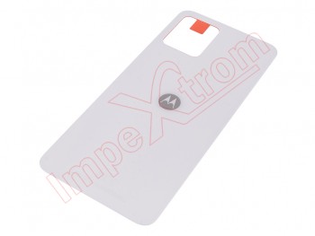 Back case / Battery cover white (pearl white) for Motorola Moto G23, XT2333