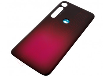 Dark red battery cover for Morotola G8 Plus, XT2019