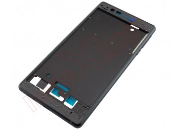 Carcasa frontal / central con marco negro mate para Nokia 3, TA-1020 / TA-1032