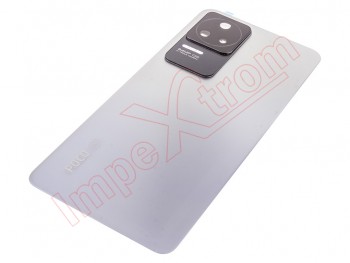 Tapa de batería Service Pack plateada (Moonlight Silver) para Xiaomi Pocophone F4 5G, 22021211RG