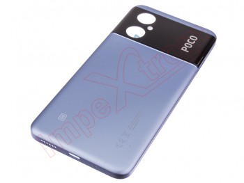 tapa de Batería service pack azul (cool blue) para Xiaomi poco m4 5g, 22041219pg