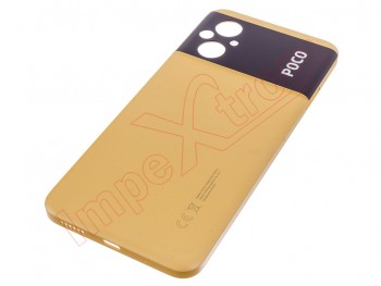Tapa de batería Service Pack amarilla para Xiaomi Pocophone M5, 22071219CG