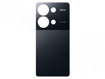 Carcasa trasera / Tapa de batería color negro para Xiaomi Poco M6 Pro 4G, 2312FPCA6G