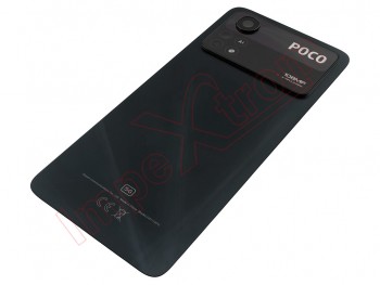 Tapa de batería Service Pack negra "Laser black" para Xiaomi Poco X4 Pro 5G, 2201116PG
