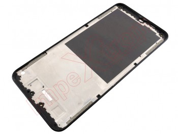 Black front / central housing with frame for Xiaomi Redmi 9, M2004J19G, M2004J19C