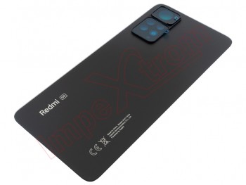 Tapa de batería Service Pack negra / gris grafito "Graphite Gray" para Xiaomi Redmi Note 11 Pro 5G, 21091116I, 2201116SG