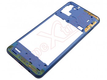 Front housing with blue frame for Samsung Galaxy A21s (SM-A217/DSN)