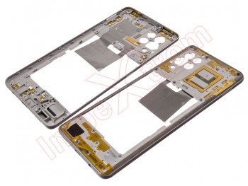 Prism Dot Gray front housing for Samsung Galaxy A42 5G, SM-A426B/DS