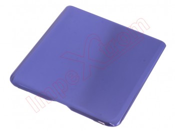 Tapa trasera inferior genérica azul (Mirror Purple) para Samsung Galaxy Z Flip, SM-F700