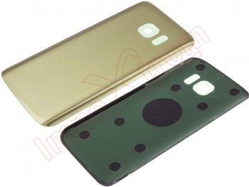 Gold battery cover without logo for Samsung Galaxy S7, G930F