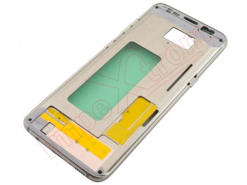 Middle housing with "Maple gold" frame and side buttons for Samsung Galaxy S8, SM-G950F