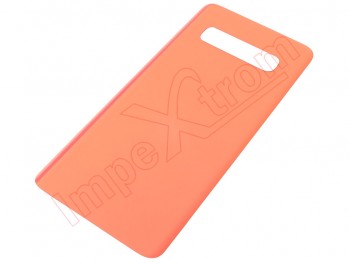 Tapa de batería genérica rosa (Flamingo Pink) para Samsung Galaxy S10 Plus (SM-G975)