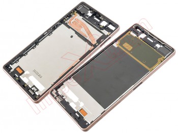 Rose gold front housing for Sony Xperia X, F5121 / Xperia X Dual, F5122