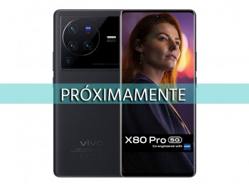 Back case / Battery cover blue for Vivo X80 Pro, V2185A generic