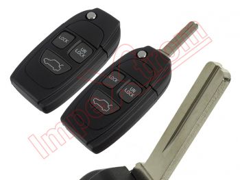 Compatible housing for Volvo folding, 3 buttons