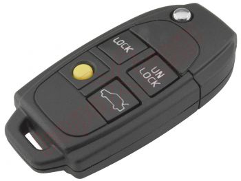 Carcasa genérica compatible para telemandos Volvo, 4 botones con espadín