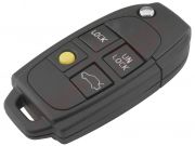 Compatible Housing for Volvo remote controls, 4 buttons with sprat
