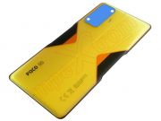 cyber-yellow-battery-cover-service-pack-without-cameras-lens-for-xiaomi-poco-f4-gt-5g-21121210g
