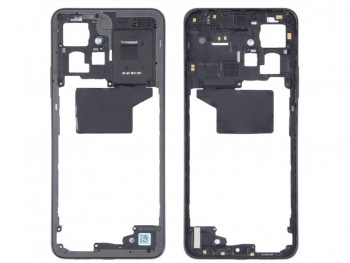 Front / Central housing jade black for Xiaomi Redmi 12, 23053RN02A