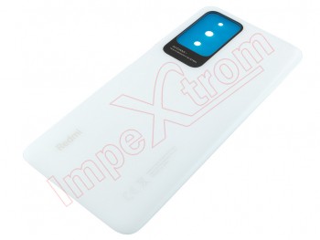 Tapa de batería Service Pack blanca "Pebble white" para Xiaomi Redmi 10 / Redmi 10 (2022)