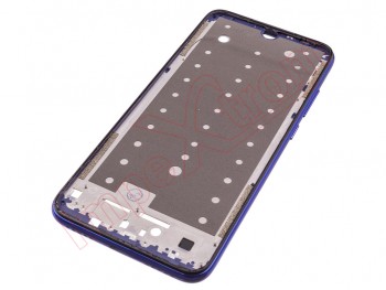 Middle housing with blue frame and side buttons for Xiaomi Redmi Note 7 / 7s / 7 Pro