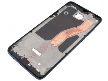 Black / "mineral grey" front housing for Xiaomi Redmi Note 8 Pro, M1906G7