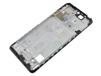 Carcasa frontal / Central negra para Xiaomi Redmi Note 10 Pro 4G