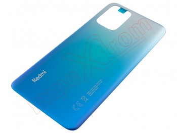 Deep Sea Blue (Ocean Blue) battery cover Service Pack for Xiaomi Redmi Note 10S, M2101K7BG, M2101K7BI, M2101K7BNY, M2101K7BL