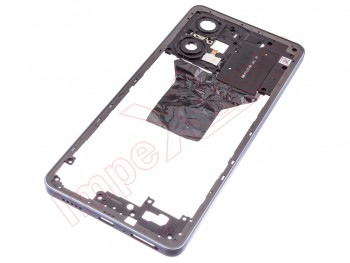 Front / Central housing sky blue for Xiaomi Redmi Note 12 Pro, 22101316C, 22101316I