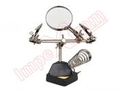 soldering-iron-stand-with-2-5x-magnifying-glass-and-alligator-clips