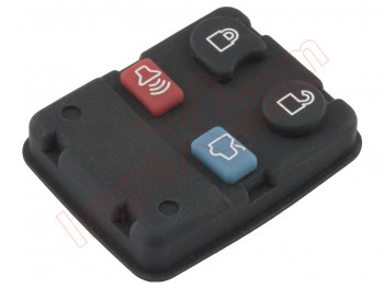 Botones de goma mandos para Ford (furgonetas) de 4 pulsadores