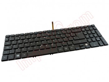 Spanish Black Laptop keyboard with backlight ZRP NK.I1717.02E 9Z.N8QBQ.L0S NSK-R3LBQ 0S AEZRPP01010 for ACER ASPIRE V5-571