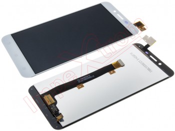 Pantalla completa IPS LCD (display/LCD + pantalla táctil digitalizadora) Asus Zenfone 3 Max ZC553KL, blanca