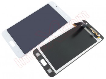 Pantalla completa IPS LCD (LCD / display, digitalizador / táctil) blanca Asus Zenfone 4 Selfie, ZD553KL