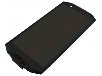 Black IPS LCD full screen with front housing for Doogee S70 Lite