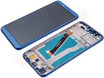 Pantalla completa genérica IPS LCD azul con carcasa frontal para Huawei Honor 9 Lite