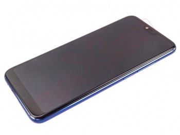 Pantalla ips lcd negra con marco azul para Huawei honor 10 , col-al00 / col-al10 / col-l29 / col-tl00 / col-tl10