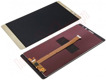 Pantalla completa IPS LCD genérica dorada para Huawei Mate 8