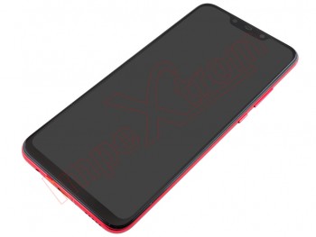 Pantalla ips lcd negra con marco rojo para Huawei nova 3