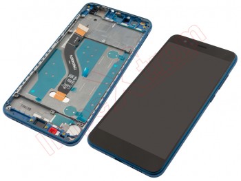 Pantalla IPS LCD genérica azul con carcasa frontal para Huawei P10 Lite, WAS-LX1A